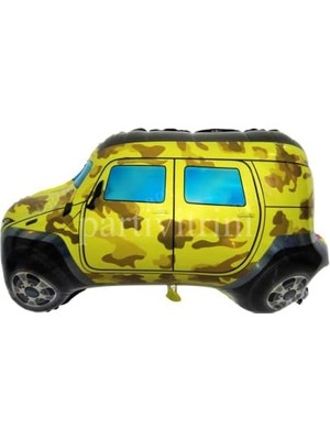 Esmo Home Jeep Sarı Araba Folyo Balon 50 cm