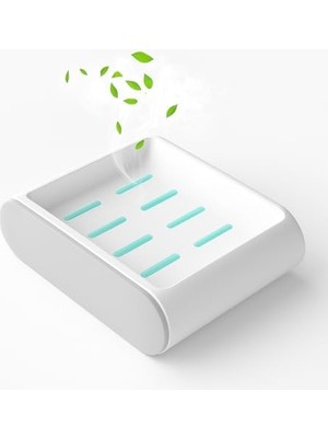 Esmo Home 2 Adet Su Hazneli Katı Sabunluk Seti – Duvara Yapışan, Çekmeceli Drenaj Tasarım – Banyo & Mutfak Kullanımı, Kaydırmaz ve Kolay Temizlenebilir