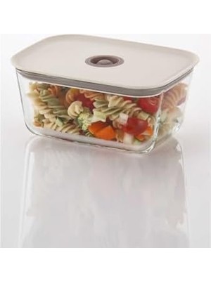 Esmo Home Clik Bej Dikdörtgen Saklama Kabı 1380 ml