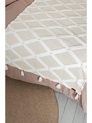 Esmo Home Hamur Yatak Runner Set Ekru