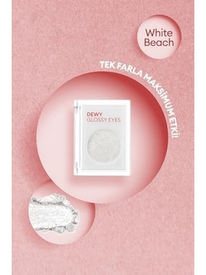 Esmo Home Dewy Glossy Eyes Işıltılı Göz Farı (White Beach), 2gr