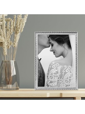 Esmo Home Frames 713057 Çekiç Etkili Metal, 5x7, Gümüş