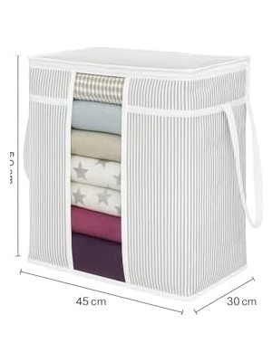 Esmo Home Pazar Kapısı Pencereli Yastık Kazak Hurç Organizer Düzenleyici (45 x 30 x 50)