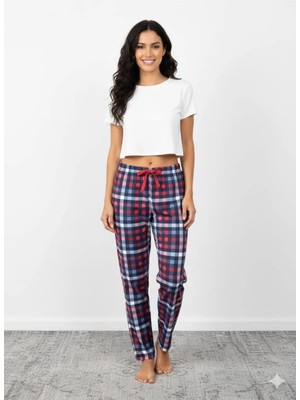 Ronanna Bambu Likralı Ring Viskon Pijama Altı