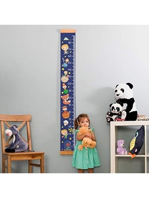 Esmo Home Küçük Prens Tasarımlı Çocuk Odası Duvar Boy Ölçüm Cetveli