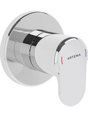 Esmo Home Root Round A42730 Stop Valf, Sıva Üstü, Krom