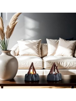 Esmo Home Dekoratif Işıklı Kamp Ateşi