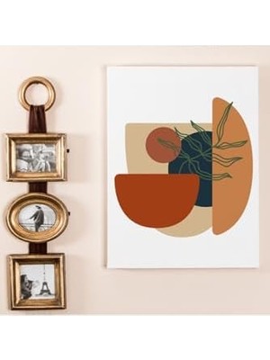 Esmo Home Retro Çiçek Tasarımlı 30X40 Kanvas Tablo Duvar Tablosu