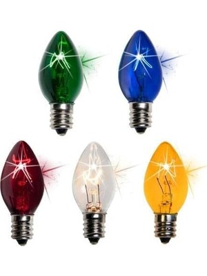 Esmo Home C7 10W Renkli Parfüm Ampul E14 (5 Adet)