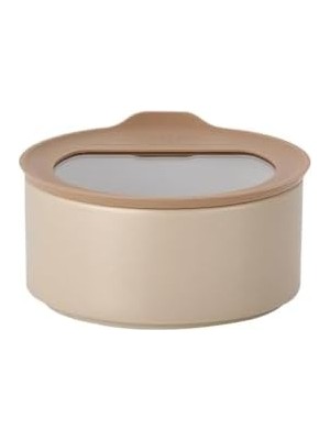 Esmo Home One Seramik Saklama Kabı Bej 600 ml D-NEONE060-09