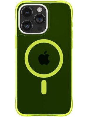 Esmo Home Ciel By 15 Pro ile Uyumlu Kılıf Ultra Sheer Mag Magsafe Özellikli Lime - ACS06767