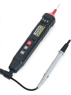 Esmo Home HT121 Kalem Tip Akıllı Multimetre Işıklı ve Sesli Alarm Fenerli