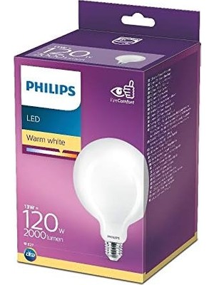 Esmo Home LED CLASSIC120W G120 E27 Sarı Işık Glob Ww Dim Edilmez Ampul