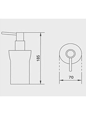Esmo Home Oval Sıvı Sabunluk