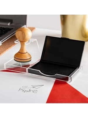 Esmo Home Inspire Ahşap Kaşe Seti - Ilham Mesajlı Kitap Mührü Kaşesi