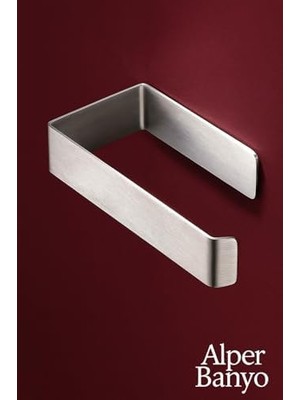 Esmo Home Banyo Paslanmaz Çelik Lamalı Tuvalet Kağıdı Askısı, Hem Yapışkanlı Hem Montajlı Wc Kağıdı Standı