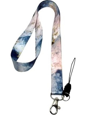 Esmo Home Mermer Desenli Boyun Ipi Telefon Askısı Lanyard