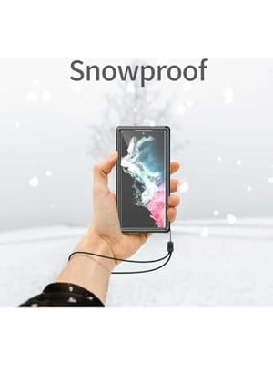 Esmo Home Galaxy S22 Ultra Uyumlu 1-1 Su Geçirmez Uyumlu-Siyah