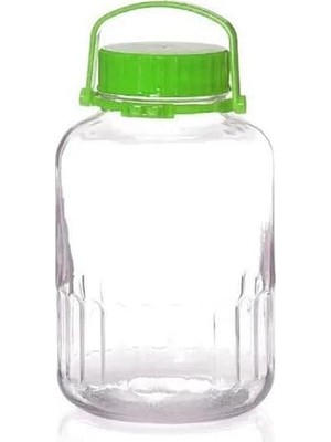 Esmo Home Paşabahçe Harvest Kavanoz Damla Logo Kapak Plastik Yeşil