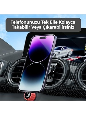 Esmo Home Bix Bxch5 Çok Açılı Ayarlanabilir Manyetik Araç Içi Telefon Tutucu