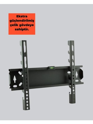Ronanna 32-65” Tv Duvar Askı Braketi 75 kg Kapasiteli Anti Statik Boya