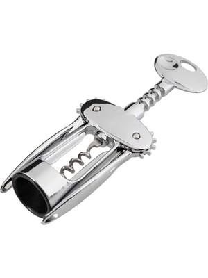 Esmo Home Orret Home Metal Tirbuşon Şarap Açıcı – 304 Paslanmaz Çelik Mantar Kapak Açacağı, Dayanıklı ve Ergonomik Şarap Açma Aparatı