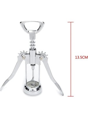 Esmo Home Orret Home Paslanmaz Çelik Tirbuşon Konserve, Mantar Kapak Şarap Açacağı, Standart