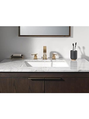 Esmo Home Musluk 3553LF-CZ Vero Iki Kulplu Breitgefaechert Banyo Musluk, Şampanya Bronz