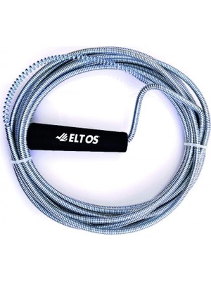 Esmo Home Lavabo Açma Teli, 6 mm Kalınlık, Dayanıklı, Metal Tel, Lavabo ve Gider Borusu Açacağı, Tıkanıklık Giderici, Spiral Tel, Ergonomik Sap, Kolay Kullanım, Lavabo, Tuvalet, Banyo, Gider Açıcı (5 M)