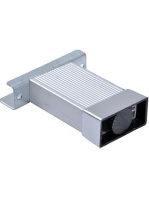 Esmo Home Alüminyum U Ayak Masa Koltuk Dolap Ayağı, 1 cm Yükseklik Ayarlı, Gri Renk (12 Cm, Adet, 4)