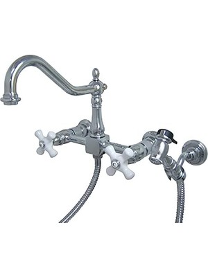 Esmo Home KS1241PXBS Mount Kitchen Musluk, 8-Inç, Cilalı Krom By