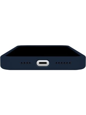 Esmo Home Labs 15 Plus Ile Uyumlu Kablosuz Şarj Destekli Rubber Fit Kılıf (Lacivert)