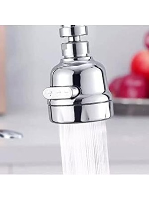 Esmo Home 3 Fonksiyonlu Tasarruflu Başlıklı Baston Borulu Mutfak Eviye Musluğu Çeşmesi Bataryası