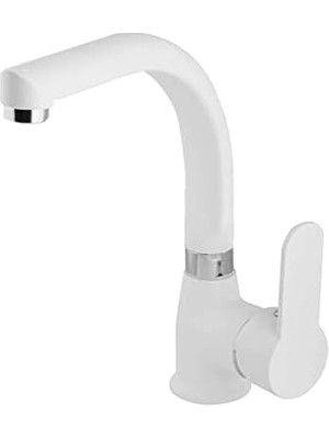 Esmo Home Venita Beyaz Lavabo Batarya