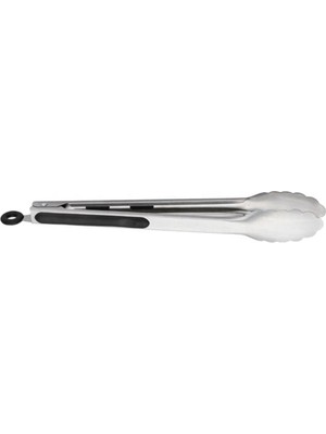Esmo Home Epinox Barbekü Mangal Izgara Maşası, Uzun Maşa,paslanmaz Çelik, Silikon, 35 cm