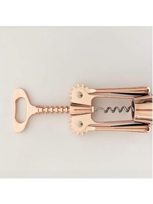 Esmo Home Şarap Açacağı - Çok Işlevli Çinko Alaşım Kırmızı Şarap ve Bira Şişesi Açacağı, Tirbuşon Mantar Çektirme, Ev ve Bar Kullanımı Için Gold Renk