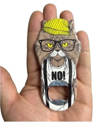 Esmo Home Sevimli Kedi Şişe Açacağı Mıknatıs, Buzdolabı Mıknatısı Bira Kola Barmen Mutfak Barmen Için Silikon Metal Şişe Açacağı Metal Yenilik Sevimli Eğlenceli Şekil, Benzersiz Doğum Günü Bira Hediyeleri