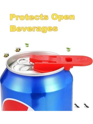 Esmo Home Aputue Manuel Kolay Konserve Açacağı, 6'lı Paket Renkli Içecek Kapağı Koruyucu, Kola Bira Konserve Açacağı, Premium Plastik Koruyucu, Gazlı Içecekler ve Alüminyum Içecekler Için