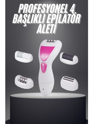 tp Şarjlı Epilasyon Cihazı Çok Başlıklı Ayak Bakımına Uygun Epilatör Aleti - Lisinya