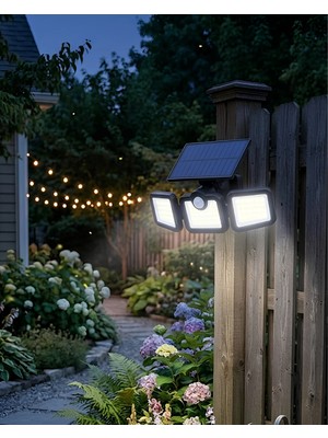 Sora Home Güneş Enerjili Hareket Sensörlü LED Lamba Bahçe Duvar Aydınlatması