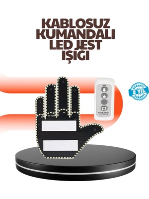 Urfakent Araç Için Eğlenceli LED El Işareti Işığı