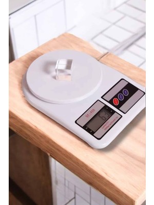 Ronanna Kompakt Tasarım ve Tek Tuşla Sıfırlama Özelliğiyle Kullanımı Kolay Mutfak Tartısı