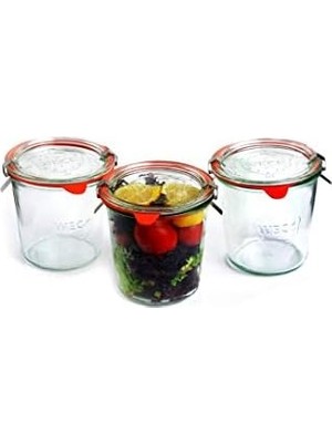 Esmo Home Weck 580 ml Mold Uzun Kavanoz Set (3 Adet) 742