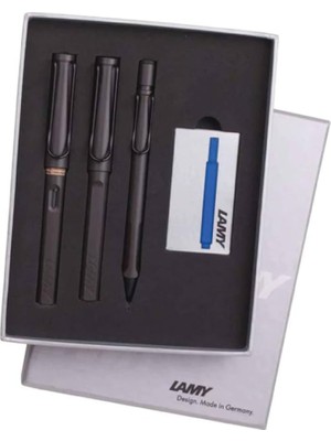 Sprout Store Safari Kalem Seti 3 Lü Mat Siyah TB3-17DRV