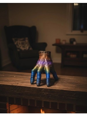 Urfakent 3D Renk Geçişli El Obje 27X22 cm Büyük Boy Ev Dekorasyonu