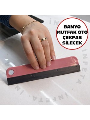 İnfeta Mutfak Tezgah Üstü, Oto,cam, Banyo Mini Silecek Askı Hediyeli Cam Sileceği Çekpas