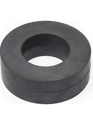 Sprout Store Magneteksan Ferrit - Halka Seramik Siyah Kömür Mıknatıs Ø70X32X10 mm (1 Adet)