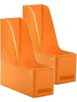 Sprout Store Magazinlik Demonte Plastik 2 Adet Plastik Kutu Klasörü Magazinlik A4 Dosya ve Masa Düzenleyici Sınıf Ev Ofis