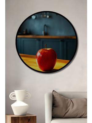 Özgürce Modern Ahşap Yuvarlak Tablo, Salon, Ofis ve Ev Dekoru Için Şık Tasarım