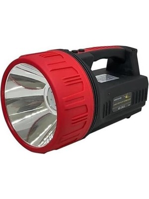 Misda Store W LED Uzun Aramalı 5000 Metre Süper Projektör Fener Adaptör Şarjlı El Feneri